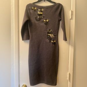 Maker: Blumarine Knit Grey Dress